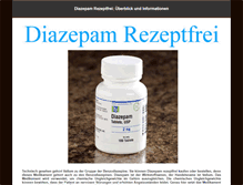 Tablet Screenshot of diazepamrezeptfrei.net